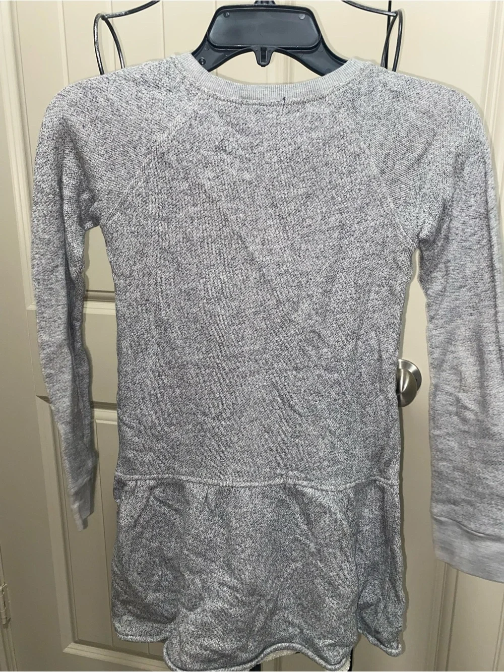 GAP Girls' Heather Gray Knit Sweatshirt Dress